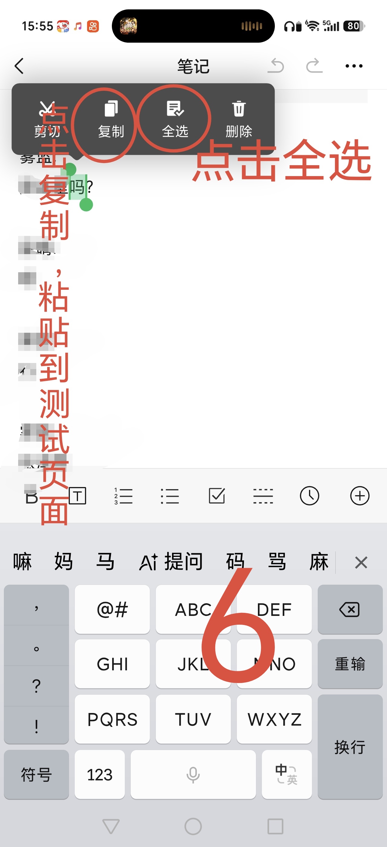 步骤6：粘贴分析